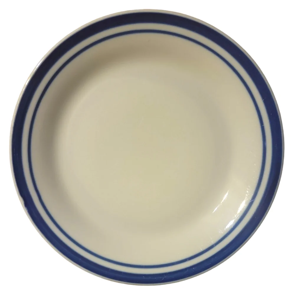 2 Vtg 2000-09 Everyday Gibson Housewares Windham Salad Dessert Plate Cobalt Blue